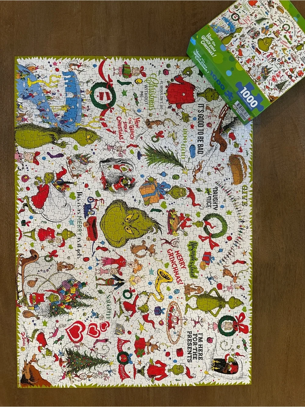 How The Grinch Stole Christmas! Puzzles by Aquarius—Set of 2